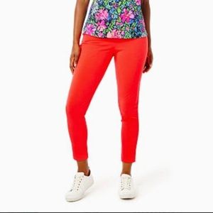 Lilly Pulitzer 
Carbo Pant 
Ruby Red 
Size 6 
New With Tags
UPF 50